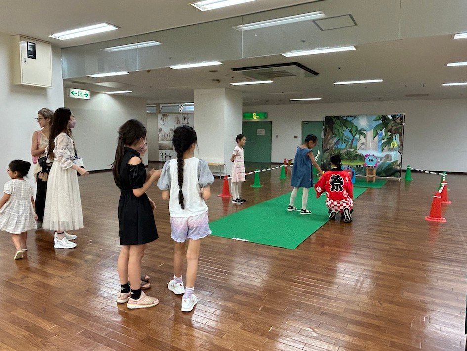 アーチェリーの当日の様子 その1