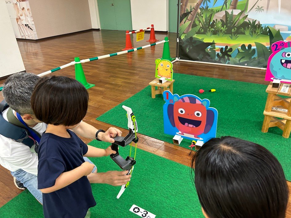 アーチェリーの当日の様子 その2